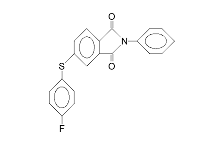 N-Phenyl-4-(4-fluoro-thiophenoxy)-phthalimide