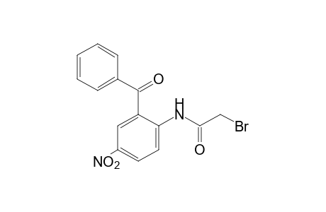 5-Nitro-2-(bromoacetamido)benzophenone