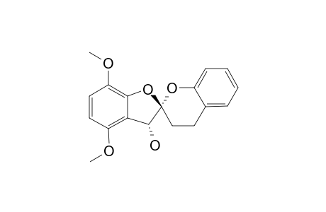 CIS-4,7-DIMETHOXY-3',4'-DIHYDRO-3H-SPIRO-[1-BENZOFURAN-2,2'-CHROMEN]-3-OL