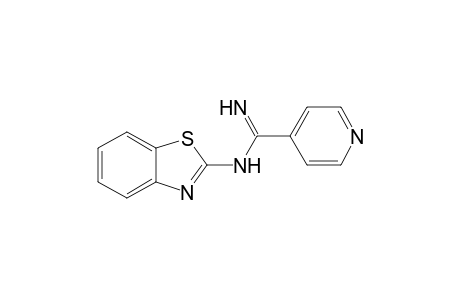 N-(Benzo[d]thiazol-2-yl)isonicotinamidine