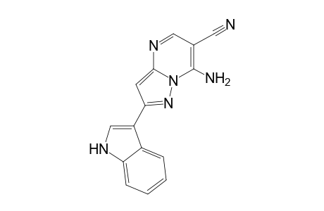 7-Amino-2-(1H-indol-3-yl)pyrazolo[1,5-a]pyrimidine-6-carbonitrile