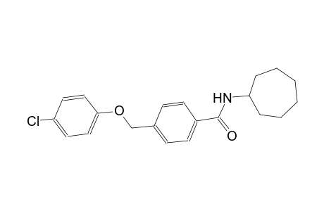 4-[(4-chlorophenoxy)methyl]-N-cycloheptylbenzamide