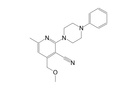 3-pyridinecarbonitrile, 4-(methoxymethyl)-6-methyl-2-(4-phenyl-1-piperazinyl)-