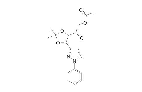 2-PHENYL-4-(D-ARABINO-4'-ACETOXY-O-1',2'-ISOPROPYLIDENE-3'-HYDROXYBUTYL)-2H-1,2,3-TRIAZOLE