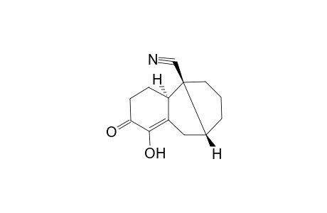 (1S*,2S*,6R*)-2-Cyano-9-hydroxy-10-oxotricyclo[6.4.0.0(2,6)]dodec-8-ene