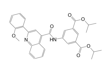diisopropyl 5-({[2-(2-methoxyphenyl)-4-quinolinyl]carbonyl}amino)isophthalate