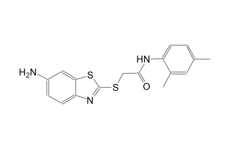 2-[(6-amino-1,3-benzothiazol-2-yl)sulfanyl]-N-(2,4-dimethylphenyl)acetamide