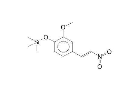(E)-1-(2-NITROVINYL)-3-METHOXY-4-TRIMETHYLSILYLOXYBENZENE