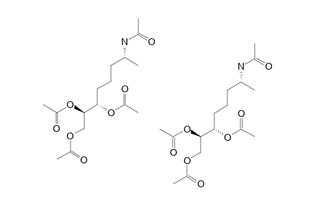2-ACETAMIDO-6,7,8-TRI-O-ACETYL-1,2,3,4,5-PENTADEOXY-D-(ARABINO,RIBO)-OCTITOL;MIXTURE