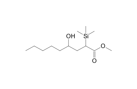 Methyl 4-hydroxy-2-(trimethylsilyl)nonanoate
