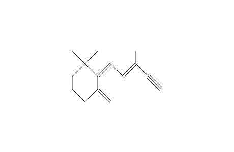 1-((1,1'-Z,2'-E)-3'-Methyl-pent-2'-en-4'-yn-1'-ylidene)-2-methylene-6,6-dimethyl-cyclohexane