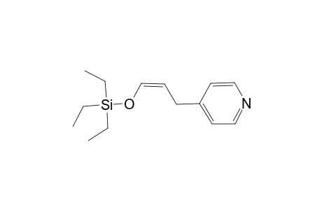 cis-triethyl{[3-(4-pyridyl)-2-propenyl]oxy}silane