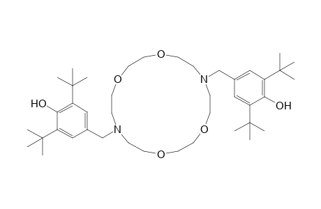 2,6-ditert-butyl-4-[[16-(3,5-ditert-butyl-4-hydroxy-benzyl)-1,4,10,13-tetraoxa-7,16-diazacyclooctadec-7-yl]methyl]phenol