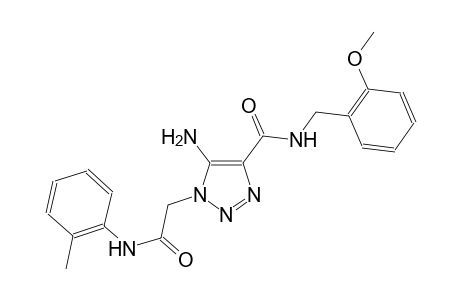 5-amino-N-(2-methoxybenzyl)-1-[2-oxo-2-(2-toluidino)ethyl]-1H-1,2,3-triazole-4-carboxamide