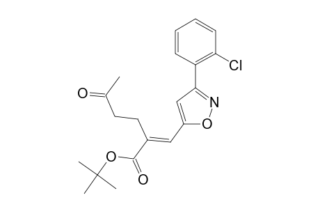 (E)-tert-Butyl 2-[3-(2-Chlorophenyl)isoxazol-5-yl]methylene-5-oxohexanoate