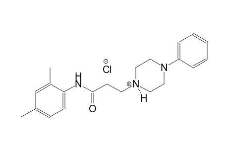 piperazinium, 1-[3-[(2,4-dimethylphenyl)amino]-3-oxopropyl]-4-phenyl-, chloride