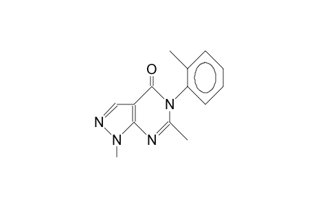 1,6-Dimethyl-5-(2-tolyl)-pyrazolo(3,4-D)pyrimidin-4(5H)-one