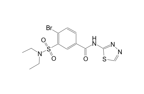 benzamide, 4-bromo-3-[(diethylamino)sulfonyl]-N-(1,3,4-thiadiazol-2-yl)-
