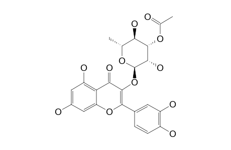 QUERCETIN-3-O-(3''-O-ACETYL)-ALPHA-L-RHAMNOPYRANOSIDE