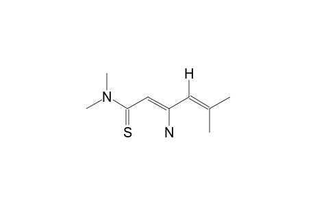 N,N-DIMETHYL-3-AMINO-5-METHYL-2,4-HEXADIENE-THIOAMIDE