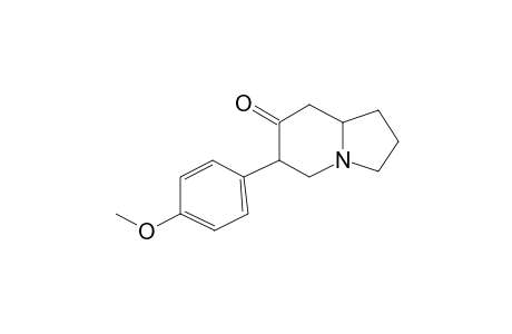 6-(4-Methoxyphenyl)hexahydro-7(1H)-indolizinone