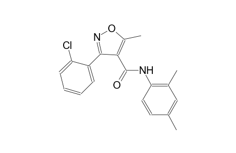 3-(2-chlorophenyl)-N-(2,4-dimethylphenyl)-5-methyl-4-isoxazolecarboxamide