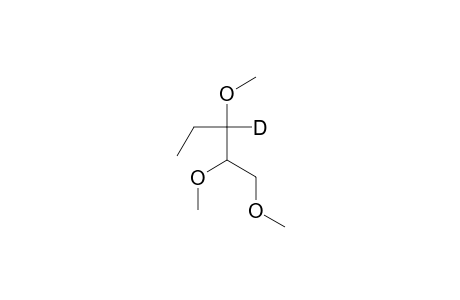 1,2,3-Trimethoxy-3-deuteropentane