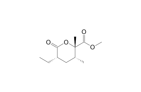 (2S,4R,5S)-2-Ethyl-5-methoxycarbonyl-4-methyl-5-hexanolide