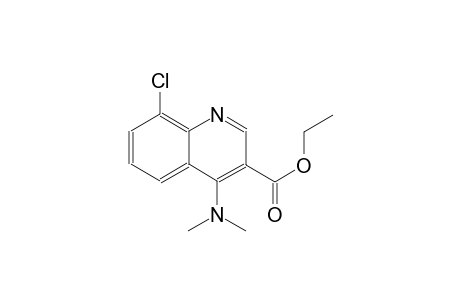 3-quinolinecarboxylic acid, 8-chloro-4-(dimethylamino)-, ethyl ester