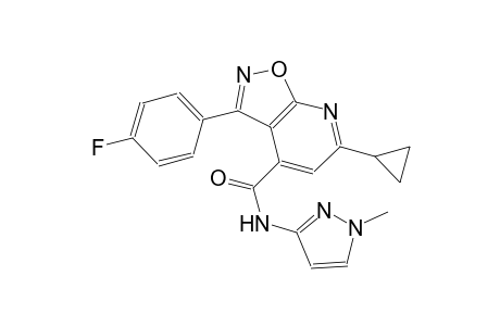 isoxazolo[5,4-b]pyridine-4-carboxamide, 6-cyclopropyl-3-(4-fluorophenyl)-N-(1-methyl-1H-pyrazol-3-yl)-