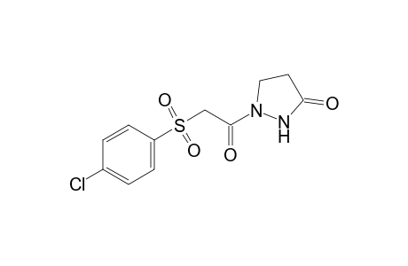 1-{[(p-chlorophenyl)sulfonyl]acetyl}-3-pyrazolidinone