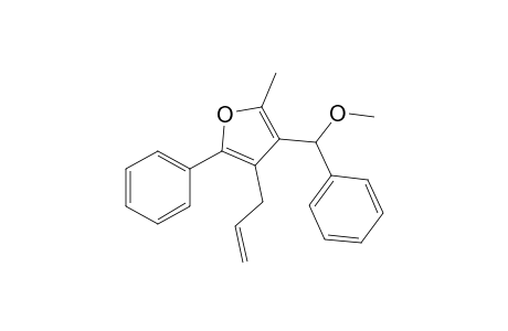 3-[.alpha.-Methoxybenzyl]-4-(2'-propenyl)-2-methyl-5-phenylfuran