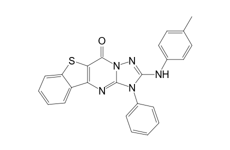 2-(4-Methyl-phenylamino)-1-phenylbenzo[4,5]thieno[3,2-d][1,2,4]triazolo[1,5-a]pyrimidin-5(1H)-one