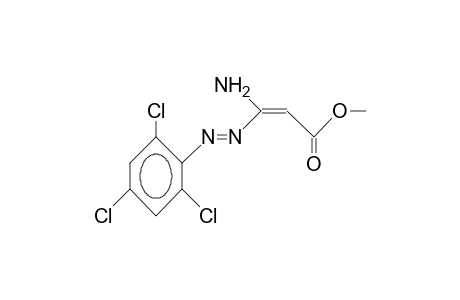 3-Amino-3-(2,4,6-trichloro-phenylazo)-propenoic acid, methyl ester