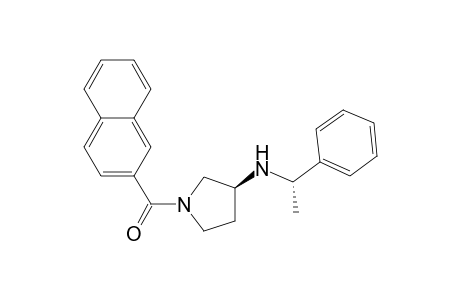 2-naphthalenyl-[(3S)-3-[[(1S)-1-phenylethyl]amino]-1-pyrrolidinyl]methanone