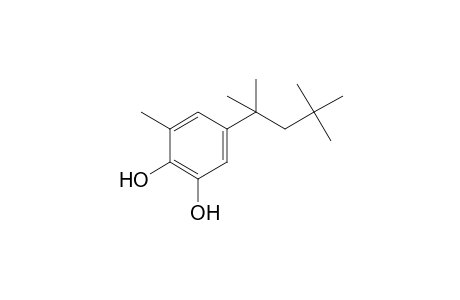3-methyl-5-(1,1,3,3-tetramethylbutyl)pyrocatechol