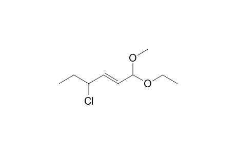 (2E)-4-Chloro-1-ethoxy-1-methoxyhex-2-ene isomer