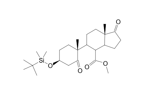 3-.beta.(tert-Butyldimethylsiloxy)-5,6-seco-6-oxa-6-methylandrostane-5,7,17-trione