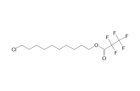 10-Chloro-1-decanol, pentafluoropropionate