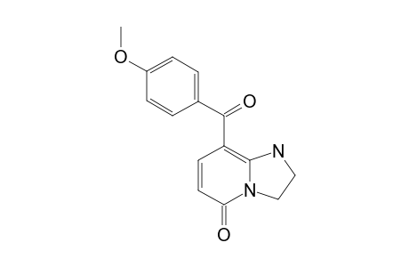 2,3-DIHYDRO-8-(4-METHOXYBENZOYL)-IMIDAZO-[1,2-A]-PYRIDIN-5(1H)-ONE