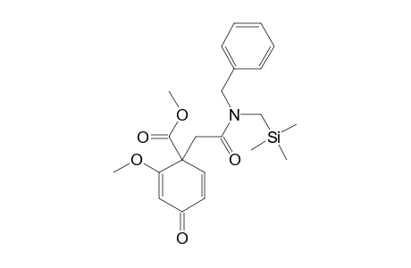 1-[2-(benzyl-(trimethylsilylmethyl)amino)-2-keto-ethyl]-4-keto-2-methoxy-cyclohexa-2,5-diene-1-carboxylic acid methyl ester