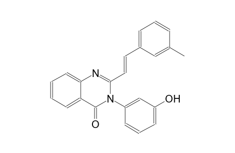 3-(3-hydroxyphenyl)-2-[(E)-2-(3-methylphenyl)ethenyl]-4(3H)-quinazolinone