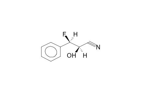 THREO-2-HYDROXY-3-PHENYL-3-FLUOROPROPANENITRILE