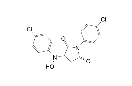 3-[4-chloro(hydroxy)anilino]-1-(4-chlorophenyl)-2,5-pyrrolidinedione