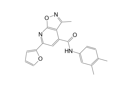 isoxazolo[5,4-b]pyridine-4-carboxamide, N-(3,4-dimethylphenyl)-6-(2-furanyl)-3-methyl-