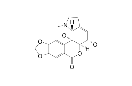 PANCRATININE_A;(1-R,2-S,4A-R,10B-R)-10B-HYDROXYHIPPEASTRINE