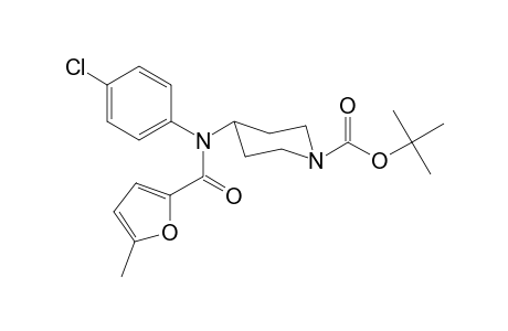 tert-Butyl-4-[(4-chlorophenyl)(5-methylfuran-2-carbonyl)amino]piperidine-1-carboxylate