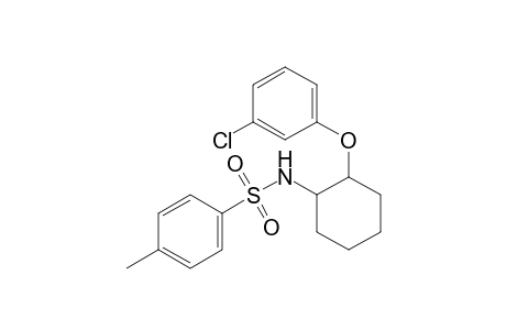 N-[2-(3-Chlorophenoxy)cyclohexyl]-4-methylbenzenesulfonamide