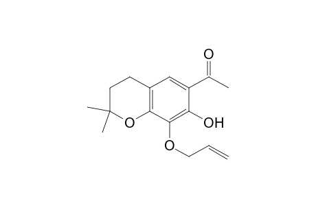 6-Acetyl-8-allyloxy-7-hydroxy-2,2-dimethylchroman