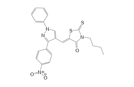 4-thiazolidinone, 3-butyl-5-[[3-(4-nitrophenyl)-1-phenyl-1H-pyrazol-4-yl]methylene]-2-thioxo-, (5Z)-